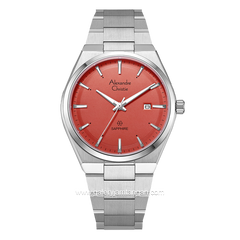 Alexandre Christie AC 8697 MD Silver Dial Red Shappire Stainless Steel