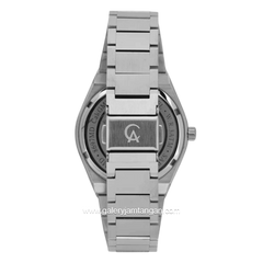 Alexandre Christie AC 8697 MD BSSBU Silver Dial Navy Shappire Stainless Steel