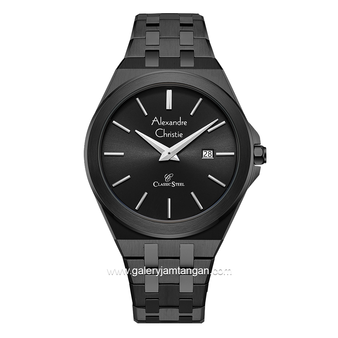 Alexandre Christie AC 8700 MD Black Stainless Steel