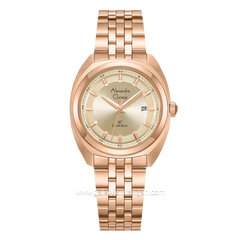 Alexandre Christie AC 8702 LD Full Rosegold Stainless Steel Strap