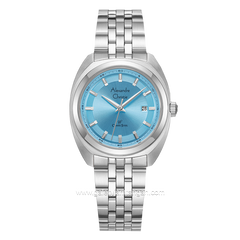 Alexandre Christie AC 8702 LD Silver Dial Blue Stainless Steel Strap