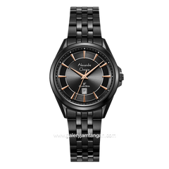 Alexandre Christie AC 8703 LD Black List Rosegold Stainless Steel