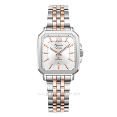 Alexandre Christie AC 8704 LD Silver Combinasi Rosegold Stainless Steel