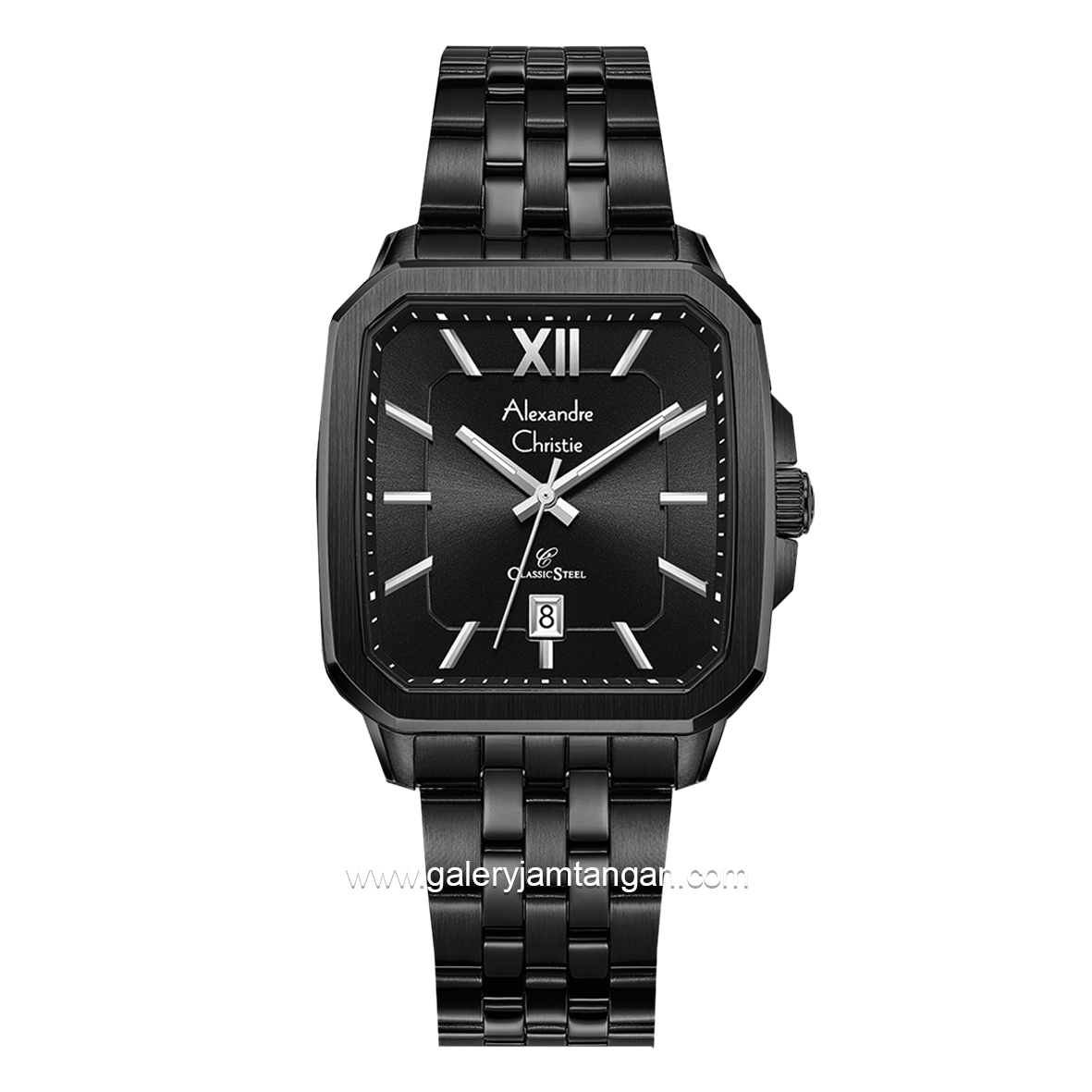 Alexandre Christie AC 8704 MD Black Stainless Steel