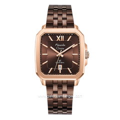 Alexandre Christie AC 8704 MD Brown Rosegold Stainless Steel