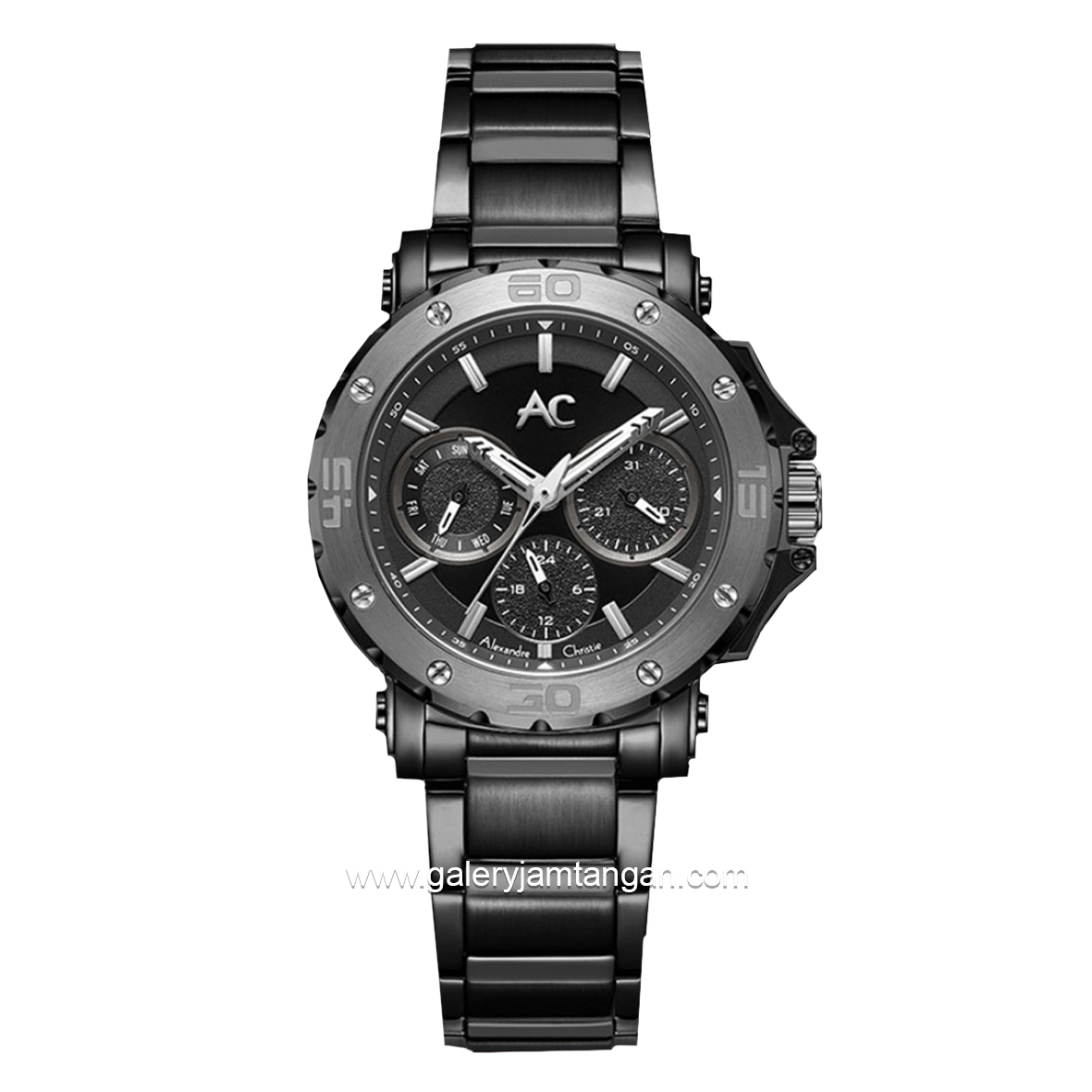 Alexandre Christie Collection AC 9205 BF Black Stainless Steel