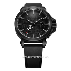 Alexandre Christie AC 9205 MA Star Wars Death Star Limited Edition Automatic Black Rubber Strap