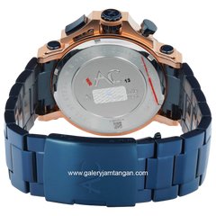 Alexandre Christie AC 9205 MCBURBU Blue Rosegold Chronograph Collection Stainless Steel
