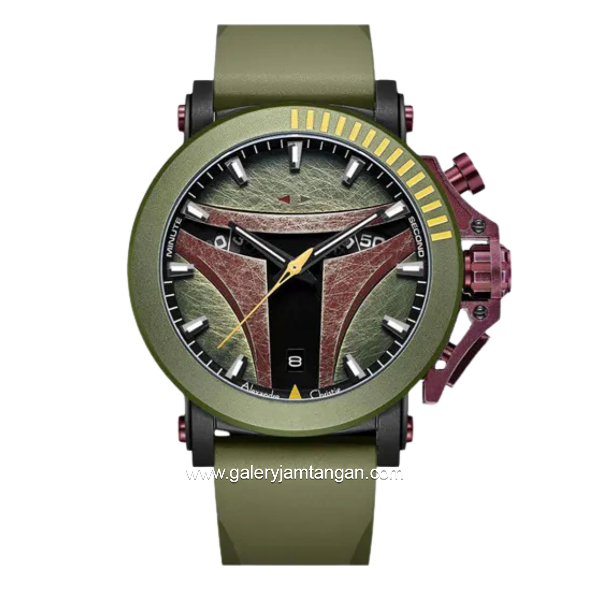 Alexandre Christie X Star Wars AC 9205 MCRBF1 Boba Fett Edition Men Analog Dial Limited Edition