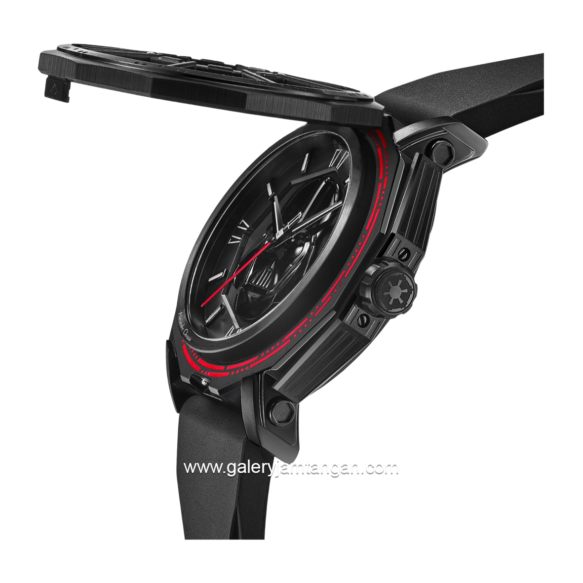 Alexandre Christie AC 9205 MH Star Wars Darth Vader Limited Edition Black Rubber Strap