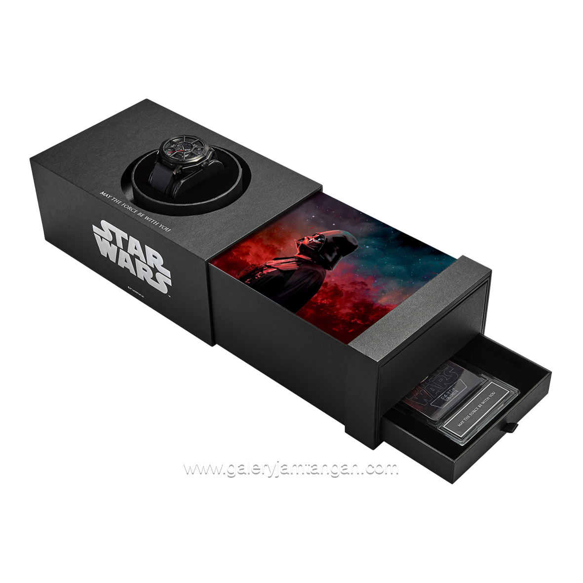 Alexandre Christie AC 9205 MH Star Wars Darth Vader Limited Edition Black Rubber Strap