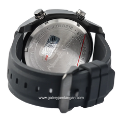 Alexandre Christie AC 9377 MH Full Black Rubber Strap