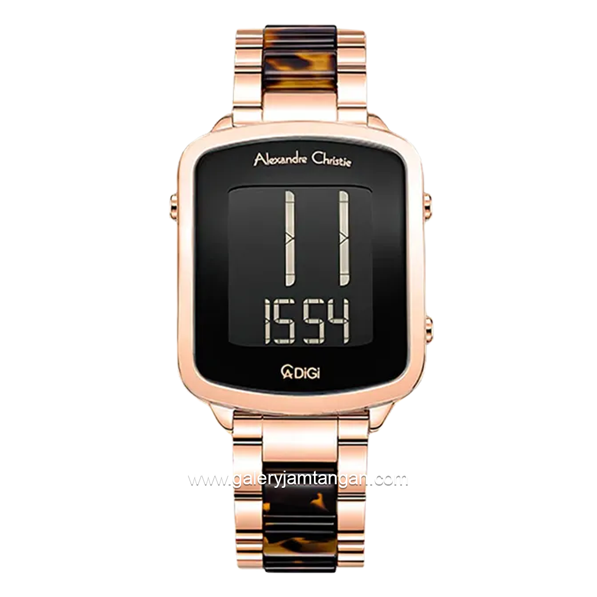 Alexandre Christie AC 9381 LH Combination Rosegold Black Stainless Steel