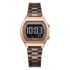 Alexandre Christie AC 9384 LH Brown Rosegold Stainless Steel