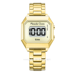 Alexandre Christie AC 9395 LH Digital Full Gold Stainless Stainless Steel