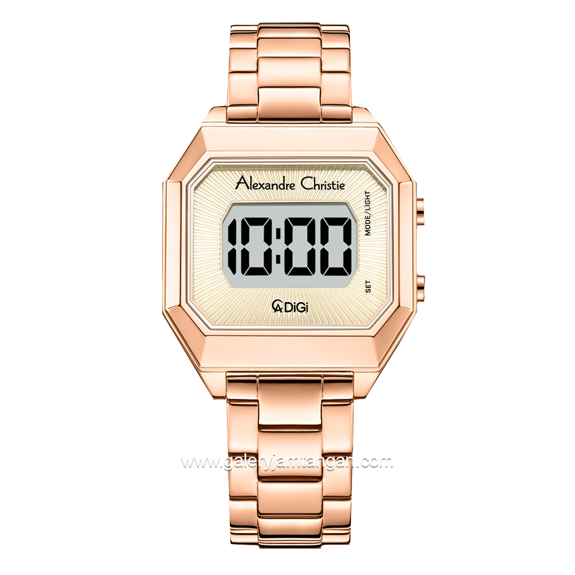 Alexandre Christie AC 9395 LH Digital Rosegold Cream Stainless Stainless Steel