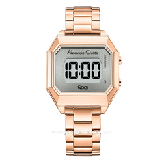 Alexandre Christie AC 9395 LH Digital Rosegold Grey Stainless Stainless Steel