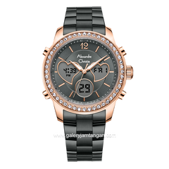 Alexandre Christie AC 9399 LH Grey Rosegold Stainless Steel