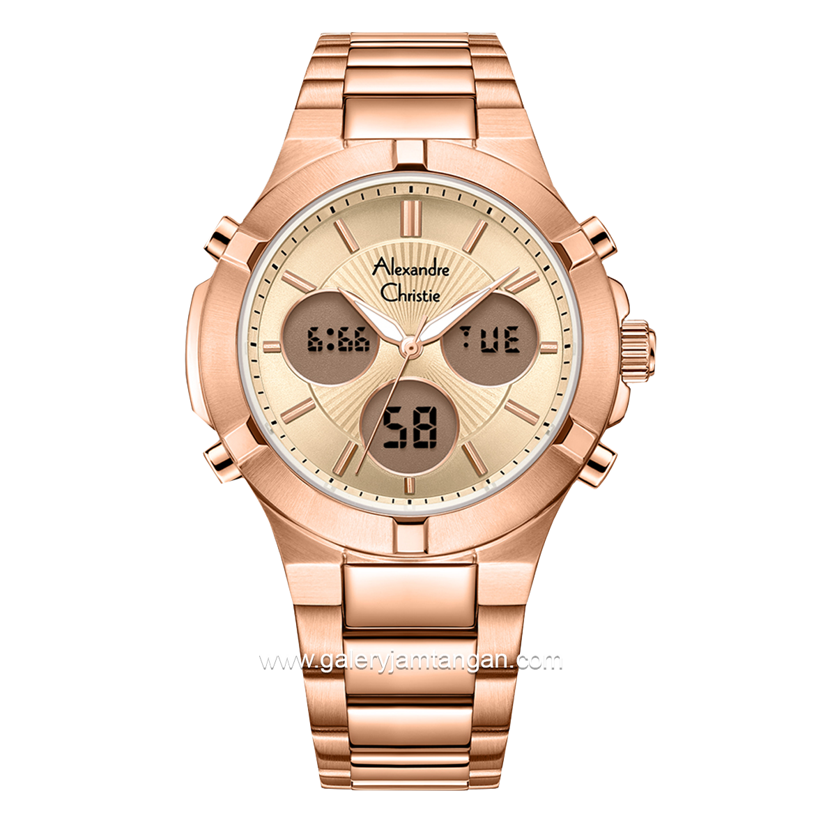 Alexandre Christie AC 9400 LH Full Rosegold Stainless Steel