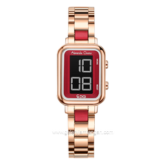 Alexandre Christie AC 9401 LH Rosegold Red Stainless Steel