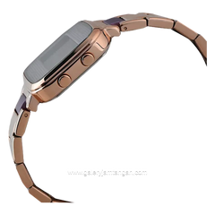 Alexandre Christie AC 9402 LH Rosegold Dial Purple Stainless Steel