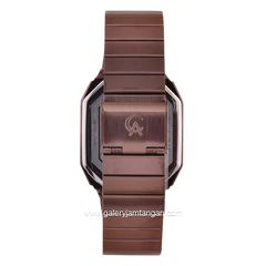Alexandre Christie AC 9498 LH Full Brown Stainless Steel