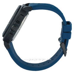Alexandre Christie AC 9501 MH Digital Analog Blue Black Rubber Strap