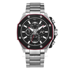Alexandre Christie Collection AC 9601 MC Silver Chronograph Stainless Steel Strap