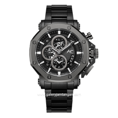 Alexandre Christie AC 9603 MC Black Chronograph Stainless Steel