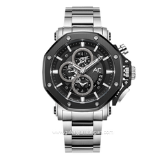Alexandre Christie AC 9603 MC Silver Chronograph Stainless Steel