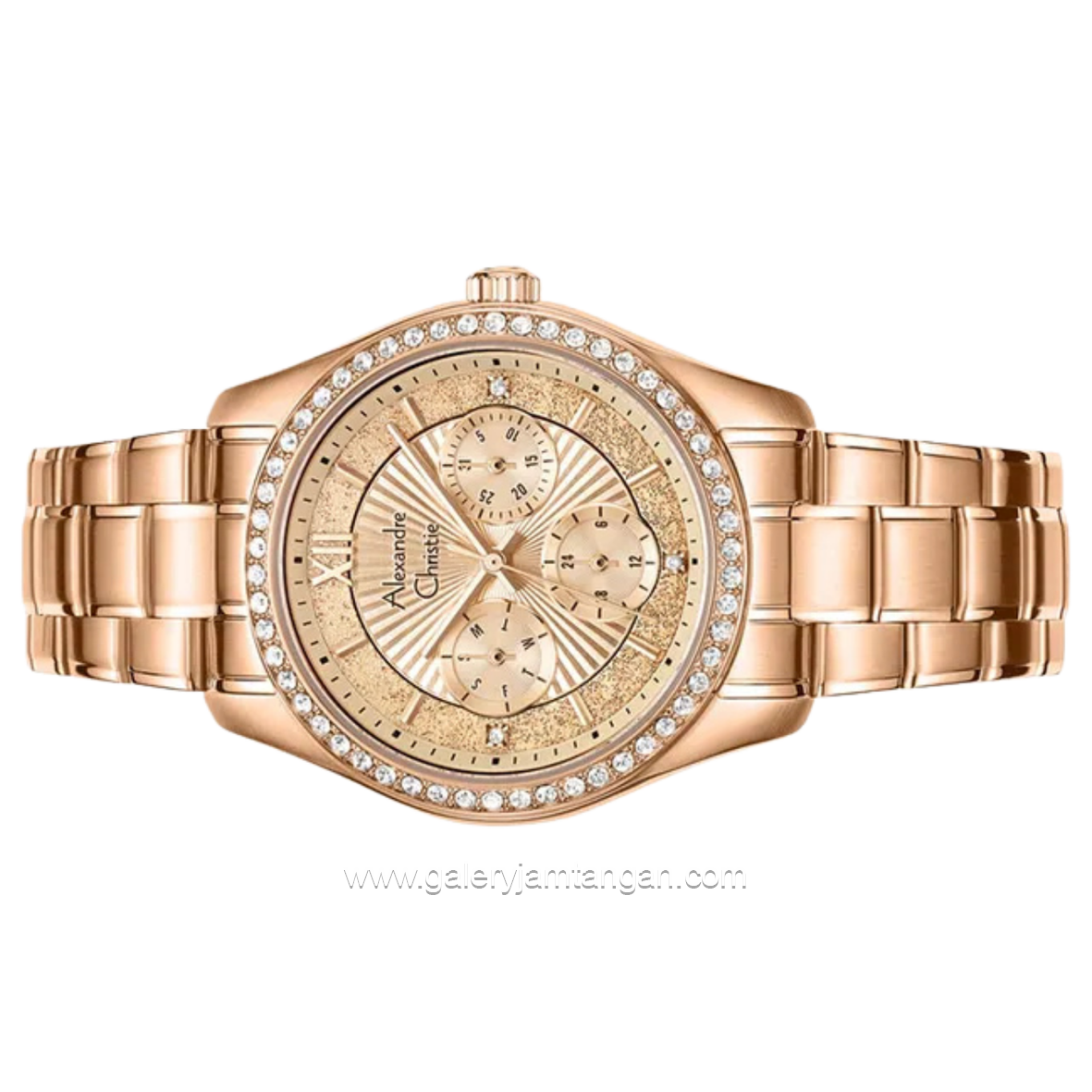 Alexandre Christie ACF 2645 BF Rosegold Stainless Steel Strap
