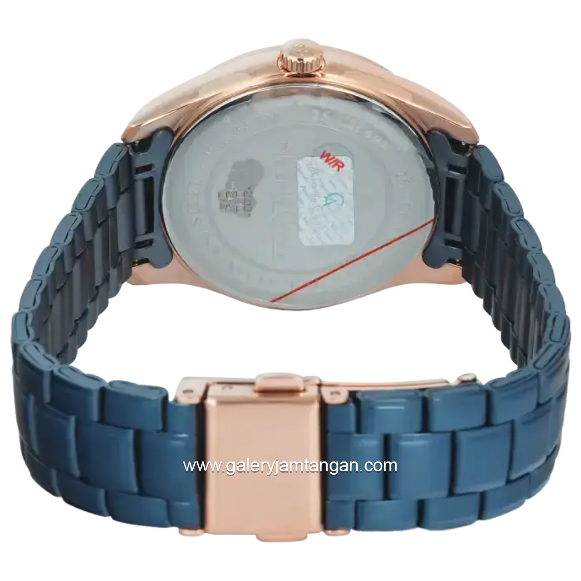 Alexandre Christie ACF 2645 BF Navy Rosegold Stainless Steel Strap