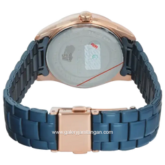 Alexandre Christie ACF 2645 BF Navy Rosegold Stainless Steel Strap