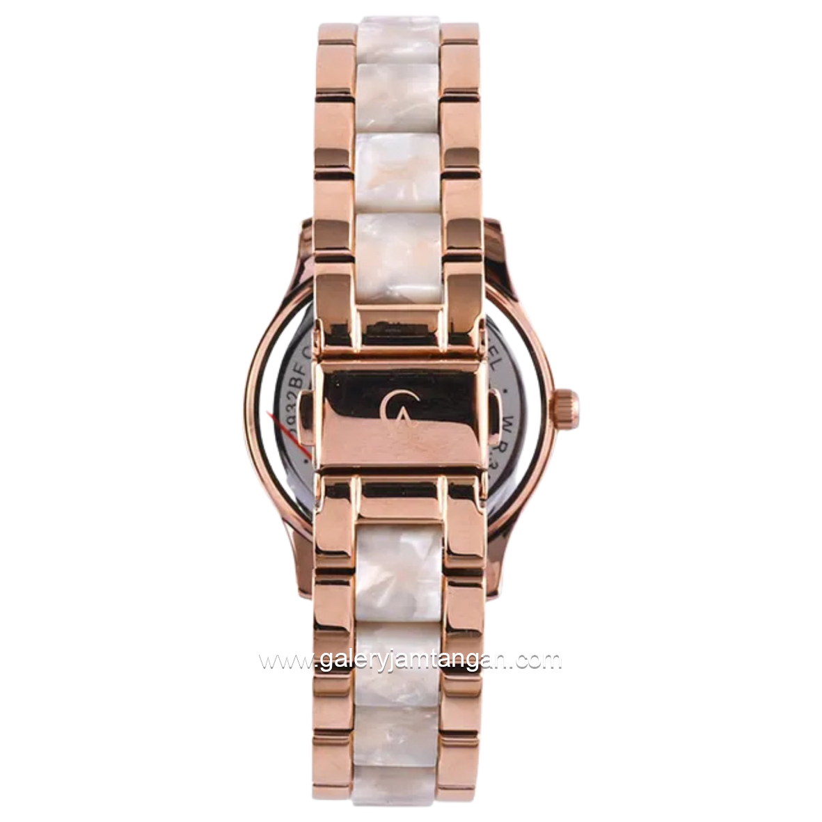 Alexandre Christie AC 2932 BF Rosegold Dual Tone Stainless Steel With Acetate Strap