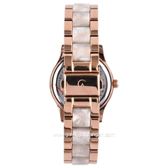 Alexandre Christie AC 2932 BF Rosegold Dual Tone Stainless Steel With Acetate Strap