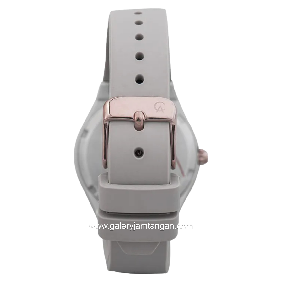Alexandre Christie AC 2A07 LH Cream Rubber Strap