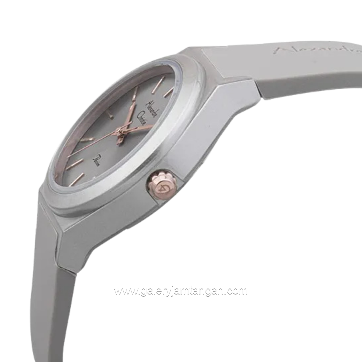 Alexandre Christie AC 2A07 LH Cream Rubber Strap