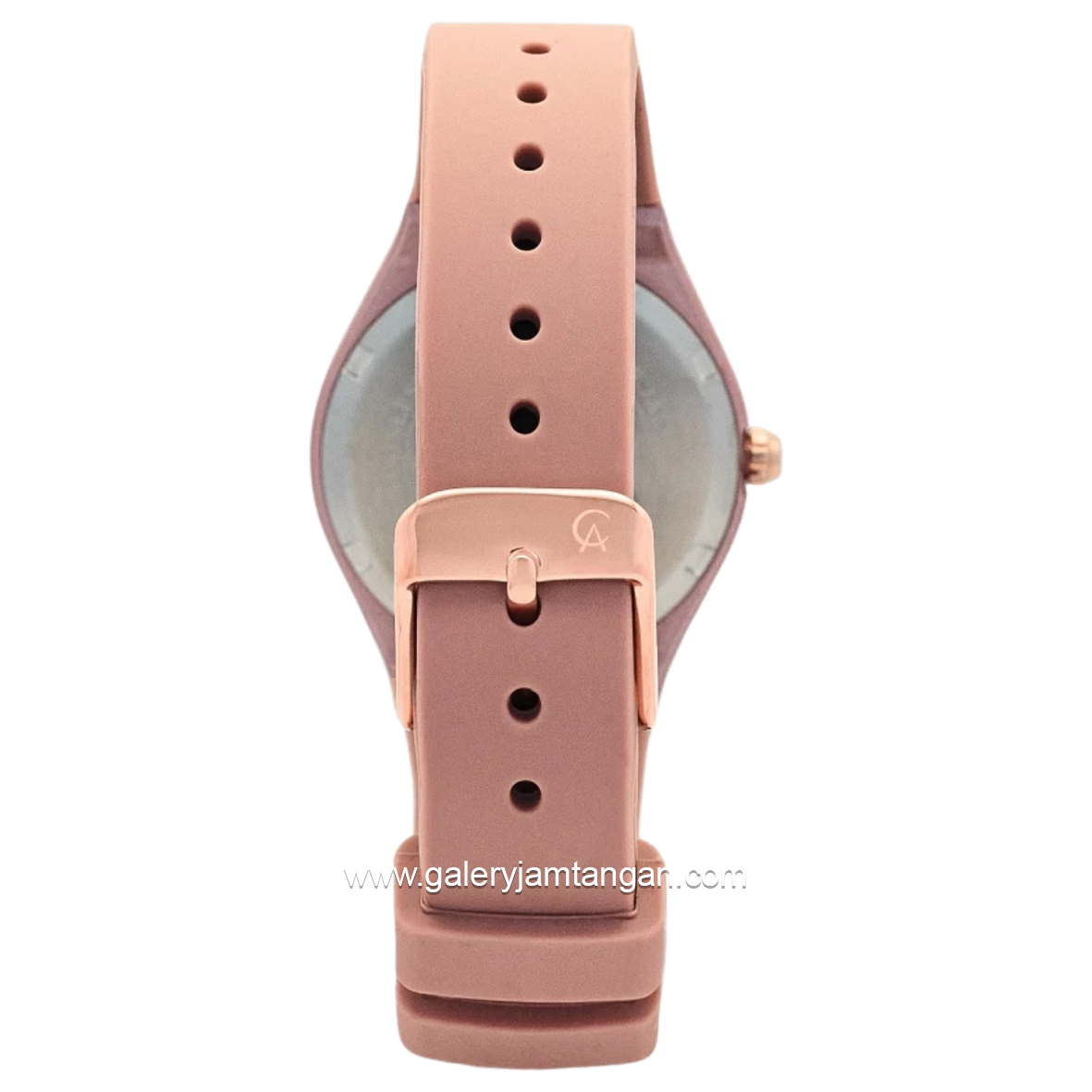 Alexandre Christie AC 2A07 LH Peach Rubber Strap
