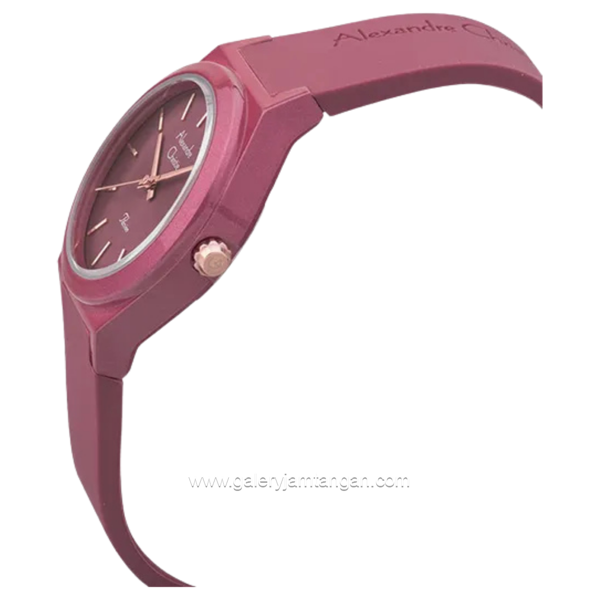 Alexandre Christie AC 2A07 LH Red Rubber Strap
