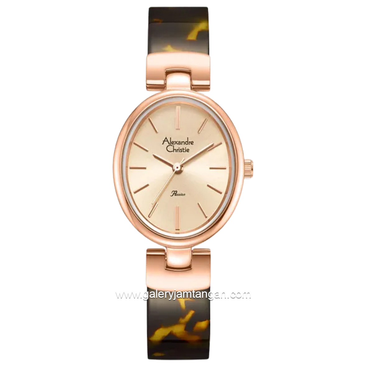 Alexandre Christie AC 2C08 LH BRGLNBO Dial Rose Gold St Steel Acetate Strap