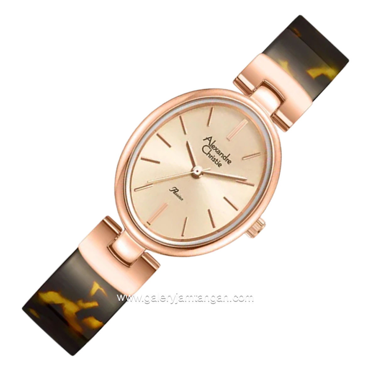 Alexandre Christie AC 2C08 LH BRGLNBO Dial Rose Gold St Steel Acetate Strap
