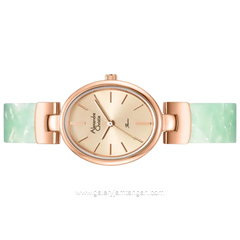 Alexandre Christie AC 2C08 LH BRGLNGN Rose Gold Dial St Steel Acetate Strap