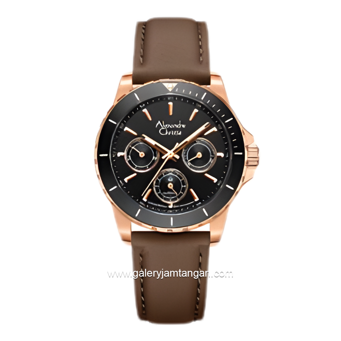Alexandre Christie AC 6141 BF Limited Edition Anniv 25Thn Black Rosegold