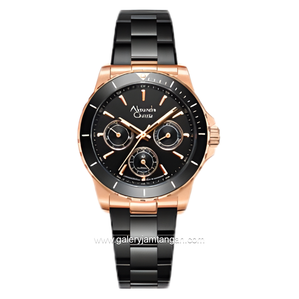 Alexandre Christie AC 6141 BF Limited Edition Anniv 25Thn Black Rosegold