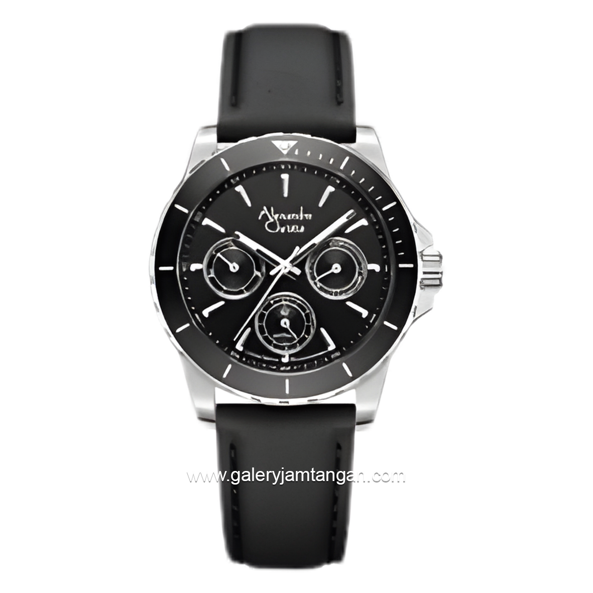 Alexandre Christie AC 6141 BF Limited Edition Anniv 25Thn Silver Dial Black