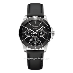 Alexandre Christie AC 6141 BF Limited Edition Anniv 25Thn Silver Dial Black