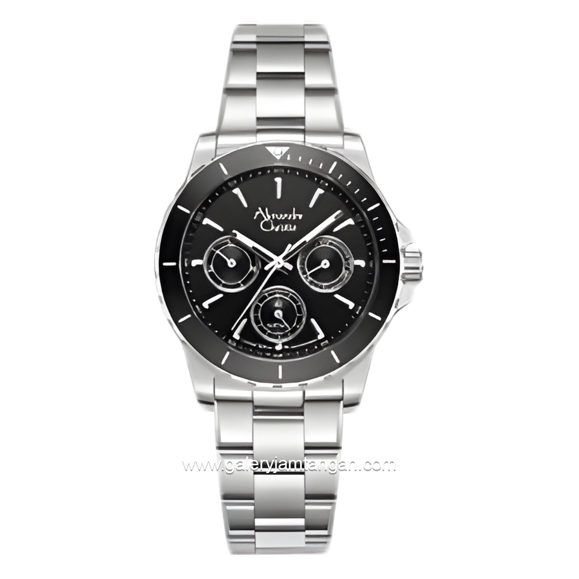 Alexandre Christie AC 6141 BF Limited Edition Anniv 25Thn Silver Dial Black