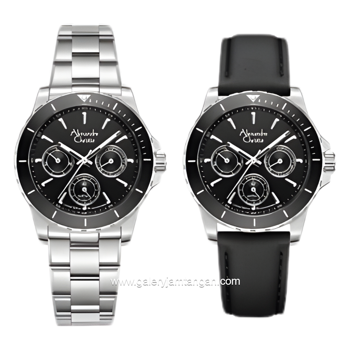 Alexandre Christie AC 6141 BF Limited Edition Anniv 25Thn Silver Dial Black
