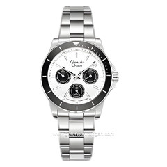 Alexandre Christie AC 6141 BF Limited Edition Anniv 25Thn Silver Dial White