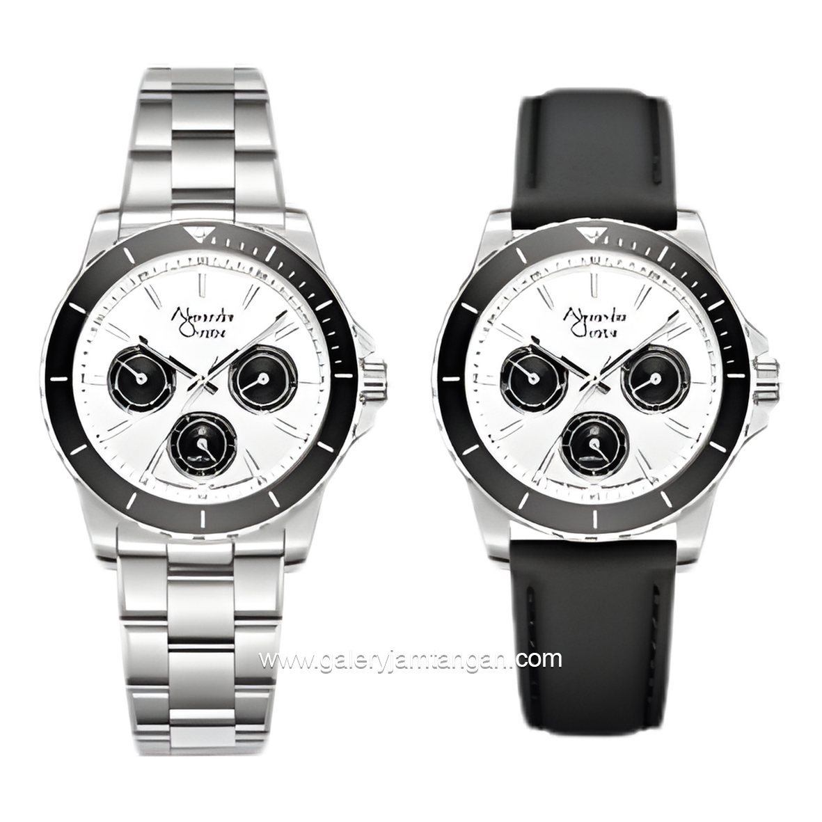 Alexandre Christie AC 6141 BF Limited Edition Anniv 25Thn Silver Dial White
